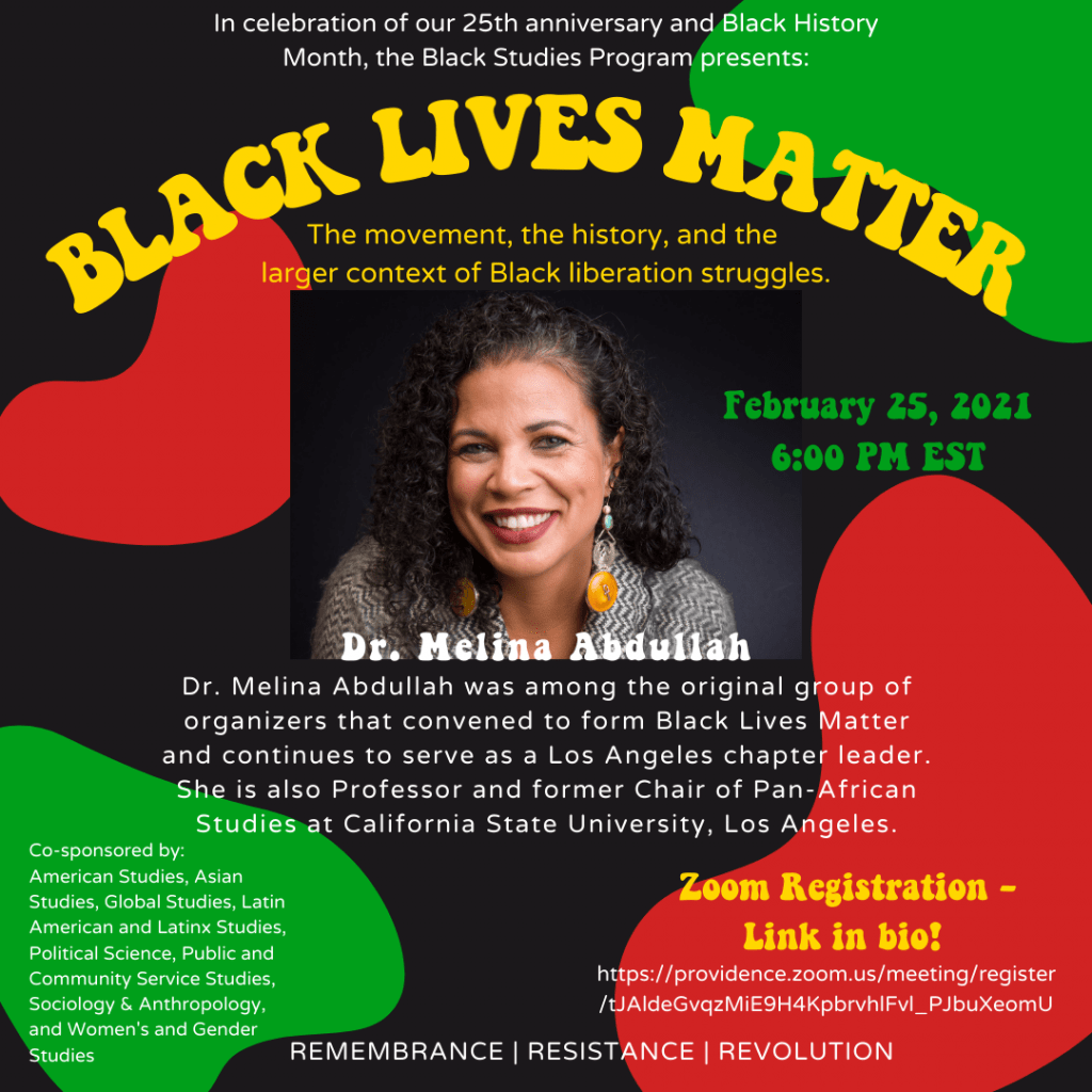 Black Lives Matter Event flyer