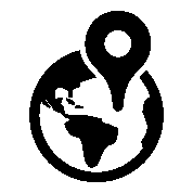 globe location icon